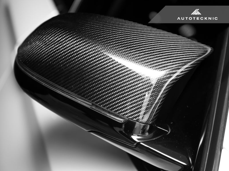 AutoTecknic Replacement Carbon Fiber Mirror Covers - F85 X5M | F86 X6M-Exterior-Silicon Valley Bimmer