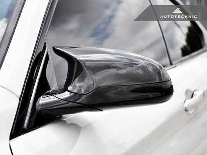 AutoTecknic Replacement Carbon Fiber Mirror Covers - F87 M2 Competition | F80 M3 | F82/ F83 M4-Exterior-Silicon Valley Bimmer