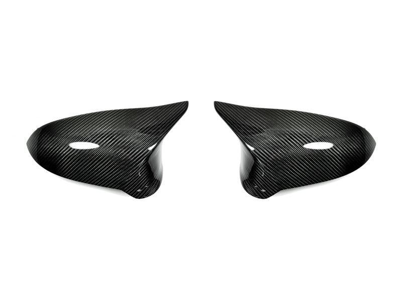 AutoTecknic Replacement Carbon Fiber Mirror Covers - F87 M2 Competition | F80 M3 | F82/ F83 M4-Exterior-Silicon Valley Bimmer