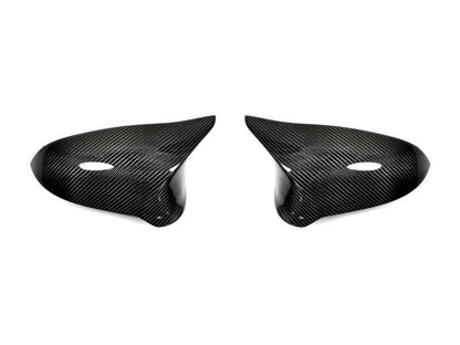 AutoTecknic Replacement Carbon Fiber Mirror Covers - F87 M2 Competition | F80 M3 | F82/ F83 M4-Exterior-Silicon Valley Bimmer