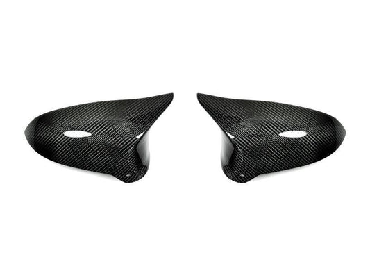 AutoTecknic Replacement Carbon Fiber Mirror Covers - F87 M2 Competition | F80 M3 | F82/ F83 M4-Exterior-Silicon Valley Bimmer