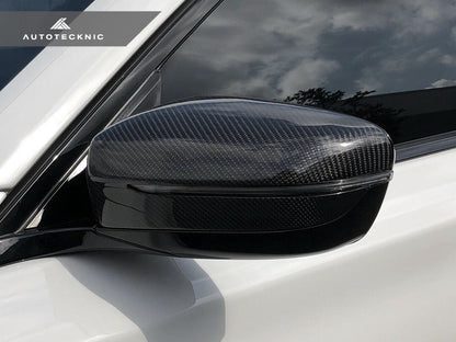 AutoTecknic Replacement Carbon Mirror Covers - G30 5-Series | G32 6-Series GT | G11 7-Series-Exterior-Silicon Valley Bimmer