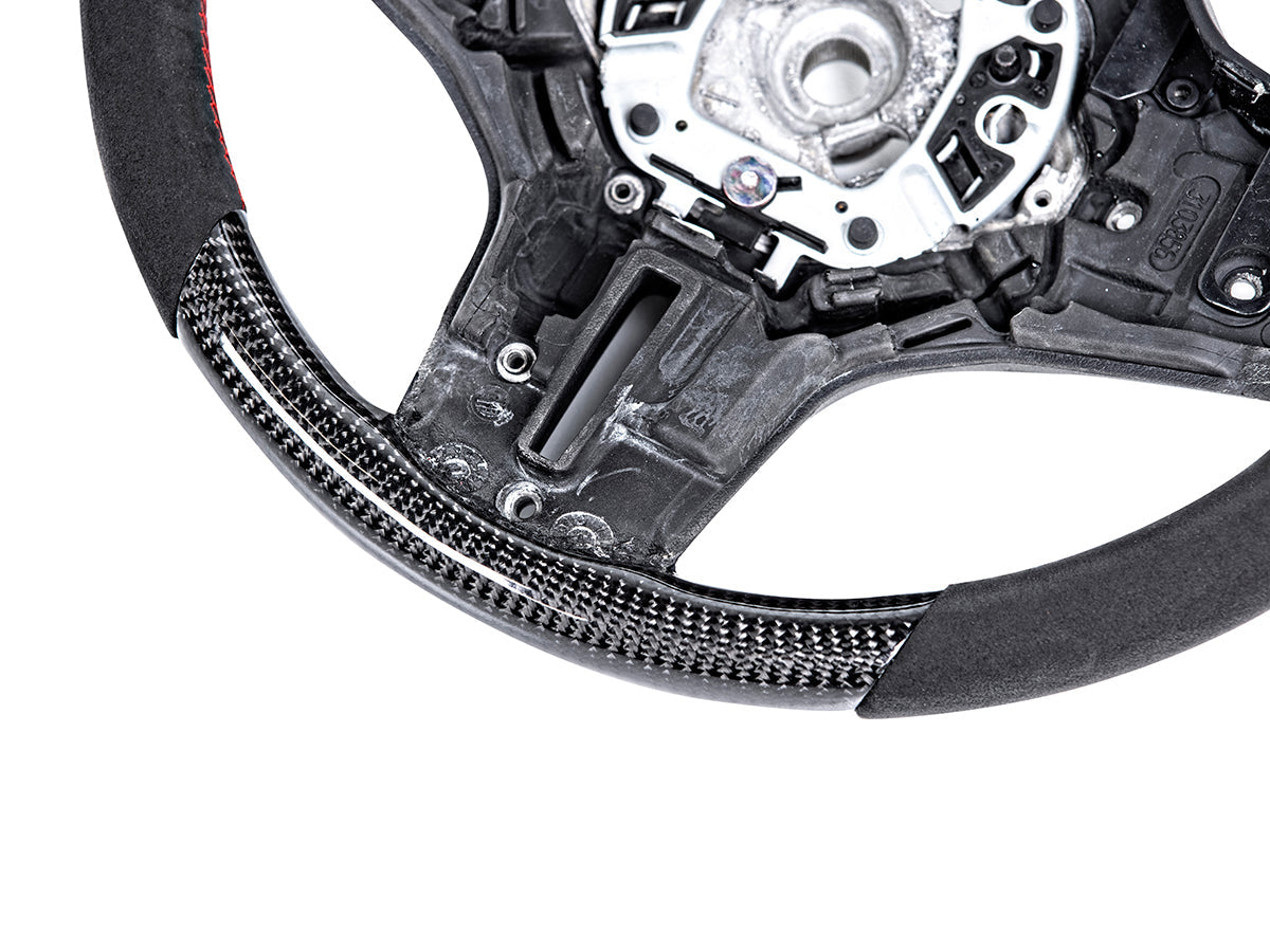 AutoTecknic Replacement Carbon Steering Wheel - F95 X5M | F96 X6M-Interior-Silicon Valley Bimmer