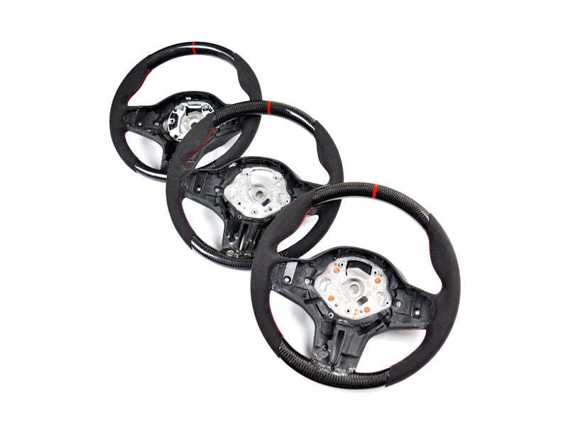 AutoTecknic Replacement Carbon Steering Wheel - F95 X5M | F96 X6M-Interior-Silicon Valley Bimmer