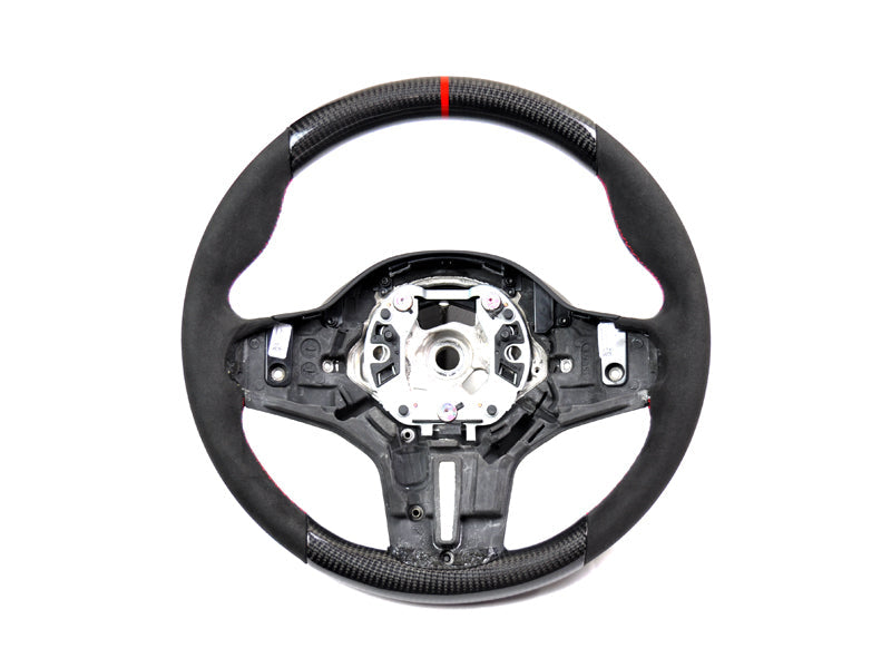 AutoTecknic Replacement Carbon Steering Wheel - F95 X5M | F96 X6M-Interior-Silicon Valley Bimmer