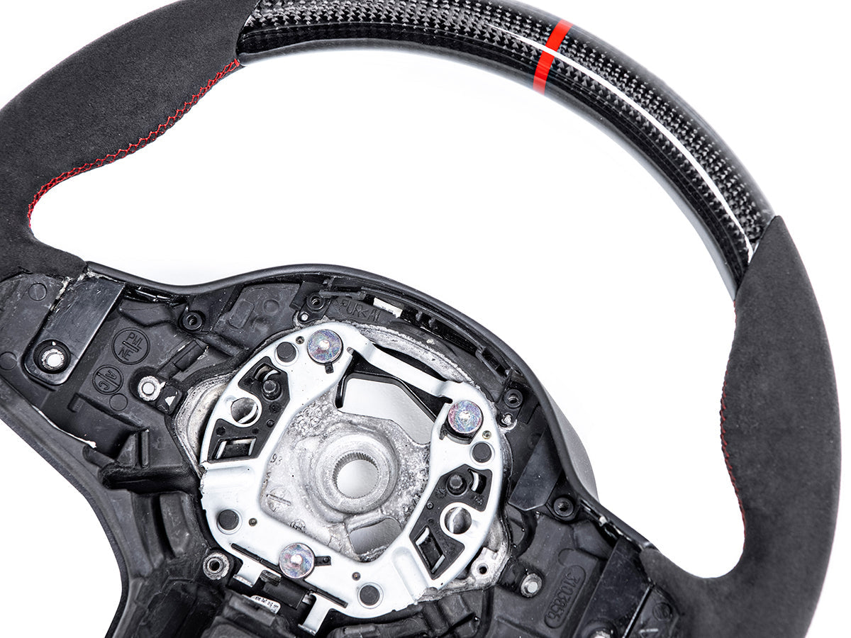 AutoTecknic Replacement Carbon Steering Wheel - F95 X5M | F96 X6M-Interior-Silicon Valley Bimmer
