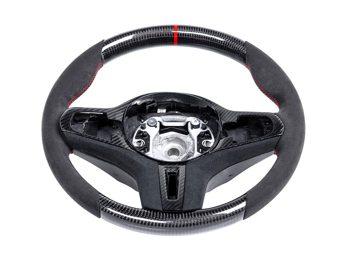 AutoTecknic Replacement Carbon Steering Wheel - F95 X5M | F96 X6M-Interior-Silicon Valley Bimmer