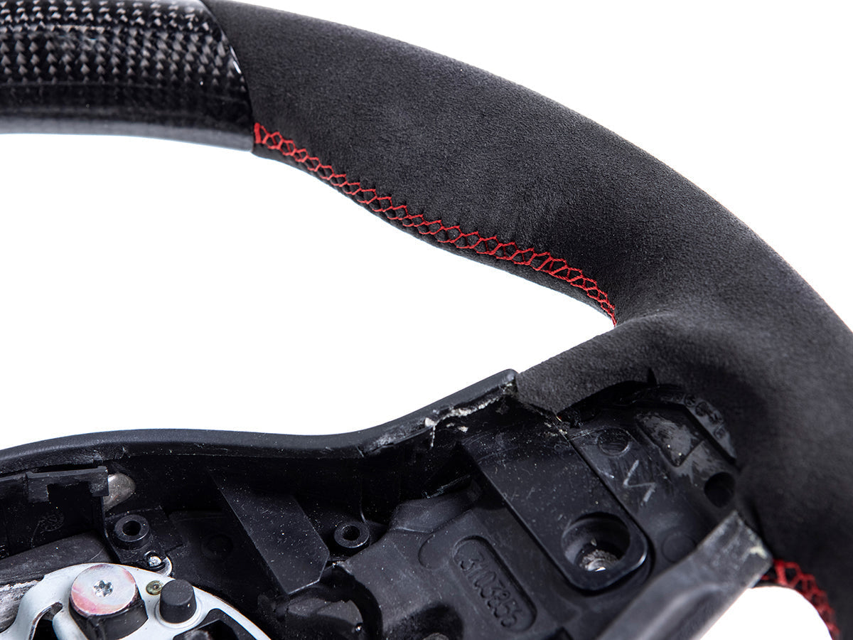 AutoTecknic Replacement Carbon Steering Wheel - F95 X5M | F96 X6M-Interior-Silicon Valley Bimmer