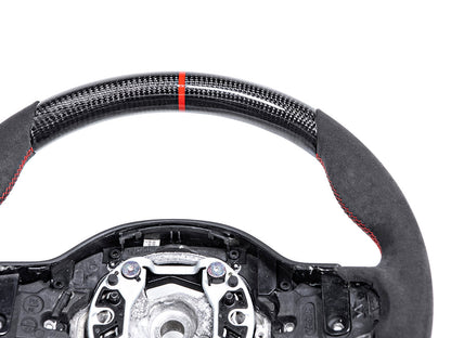 AutoTecknic Replacement Carbon Steering Wheel - F95 X5M | F96 X6M-Interior-Silicon Valley Bimmer
