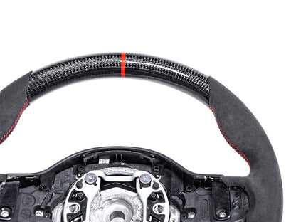 AutoTecknic Replacement Carbon Steering Wheel - F95 X5M | F96 X6M-Interior-Silicon Valley Bimmer