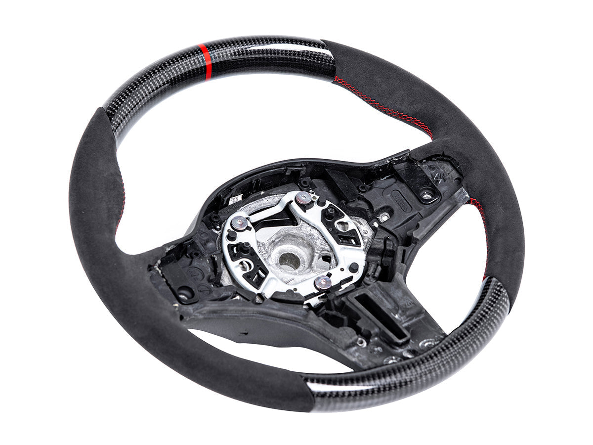 AutoTecknic Replacement Carbon Steering Wheel - F95 X5M | F96 X6M-Interior-Silicon Valley Bimmer