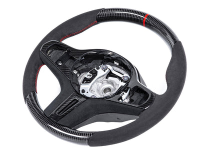 AutoTecknic Replacement Carbon Steering Wheel - F95 X5M | F96 X6M-Interior-Silicon Valley Bimmer