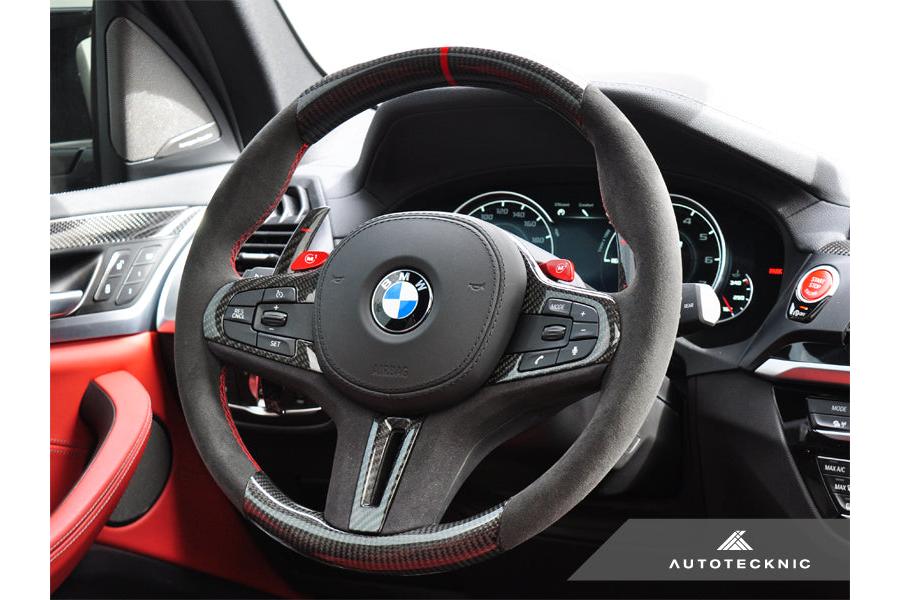 AutoTecknic Replacement Carbon Steering Wheel - G05 X5 | G06 X6 | G07 X7-Interior-Silicon Valley Bimmer