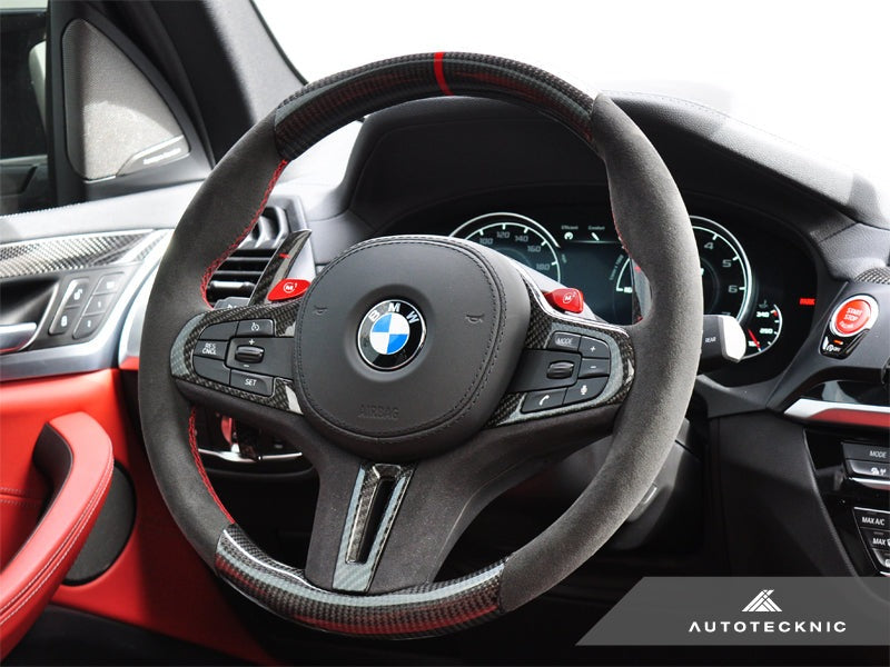 AutoTecknic Replacement Carbon Steering Wheel - G11/ G12 7-Series-Interior-Silicon Valley Bimmer