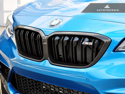 AutoTecknic Replacement Dry Carbon Grille Surround - F87 M2 Competition-Exterior-Silicon Valley Bimmer