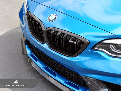AutoTecknic Replacement Dry Carbon Grille Surround - F87 M2 Competition-Exterior-Silicon Valley Bimmer