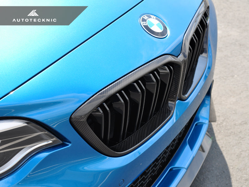 AutoTecknic Replacement Dry Carbon Grille Surround - F87 M2 Competition-Exterior-Silicon Valley Bimmer