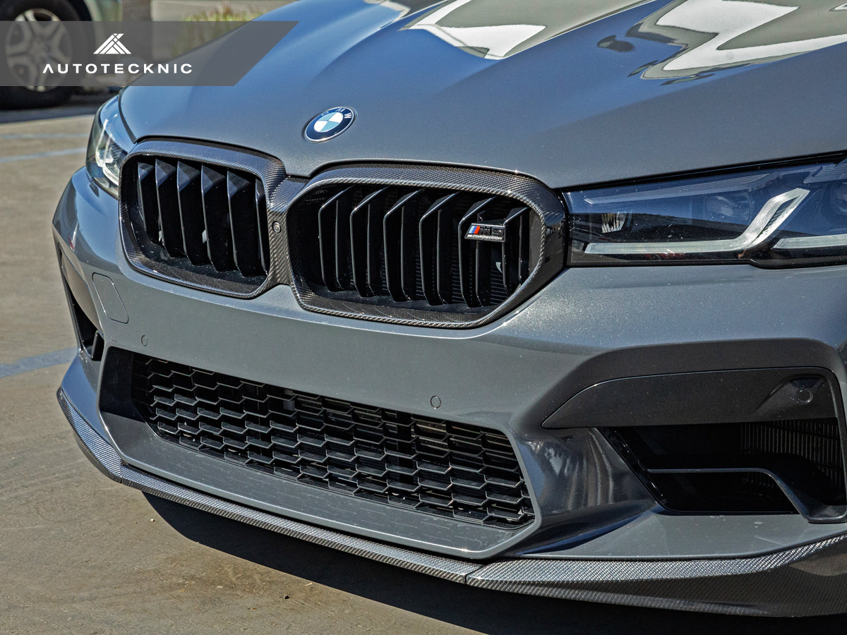 AutoTecknic Replacement Dry Carbon Grille Surround - F90 M5 LCI-Exterior-Silicon Valley Bimmer