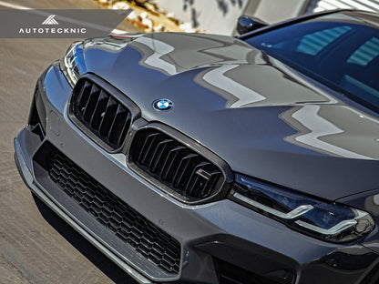 AutoTecknic Replacement Dry Carbon Grille Surround - F90 M5 LCI-Exterior-Silicon Valley Bimmer
