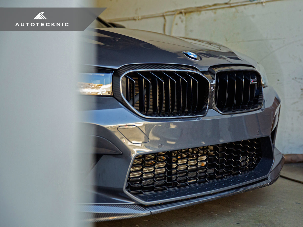 AutoTecknic Replacement Dry Carbon Grille Surround - F90 M5 LCI-Exterior-Silicon Valley Bimmer