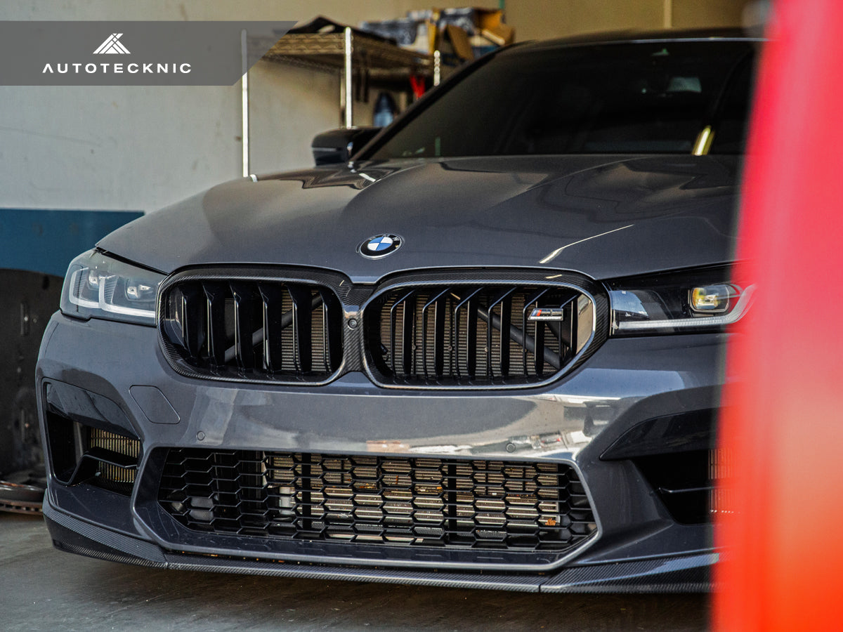AutoTecknic Replacement Dry Carbon Grille Surround - F90 M5 LCI-Exterior-Silicon Valley Bimmer