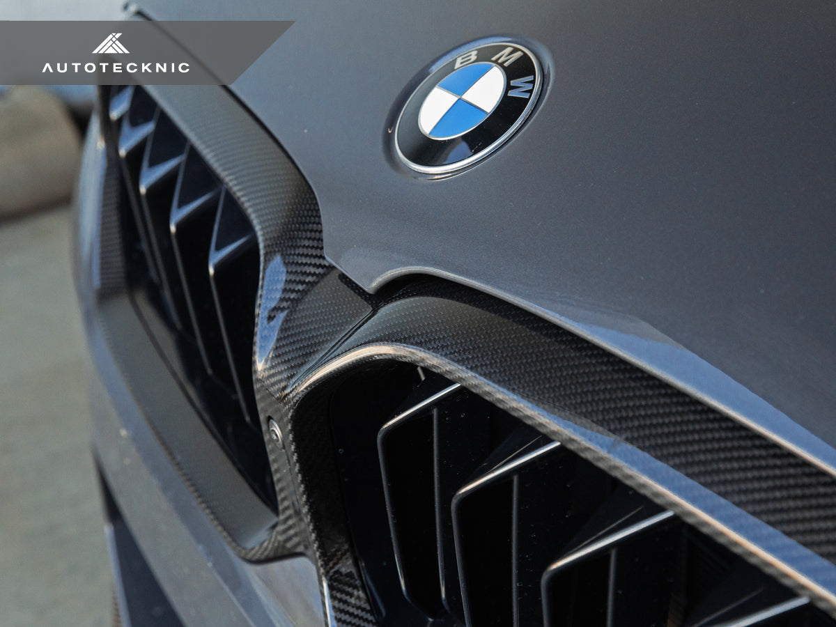 AutoTecknic Replacement Dry Carbon Grille Surround - F90 M5 LCI-Exterior-Silicon Valley Bimmer