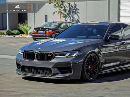 AutoTecknic Replacement Dry Carbon Grille Surround - F90 M5 LCI-Exterior-Silicon Valley Bimmer