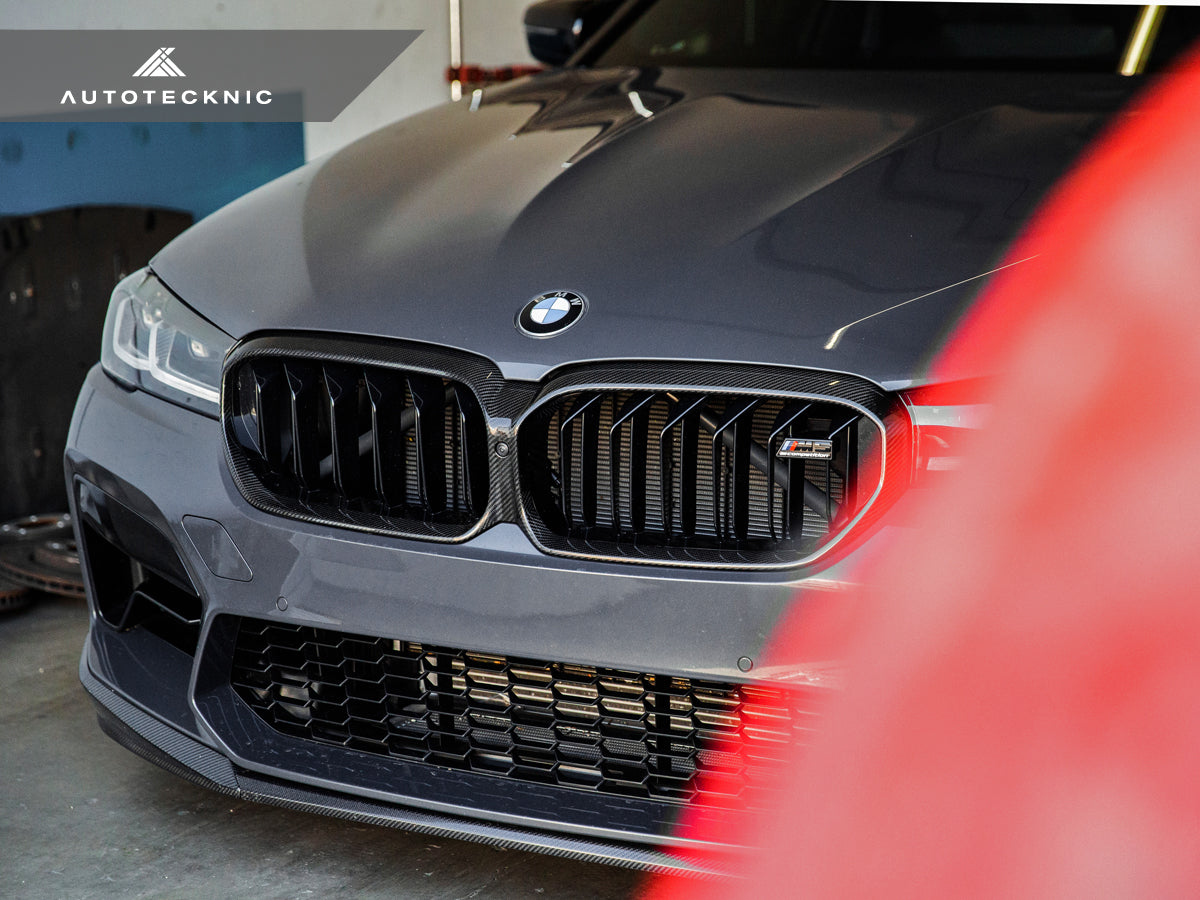 AutoTecknic Replacement Dry Carbon Grille Surround - F90 M5 LCI-Exterior-Silicon Valley Bimmer