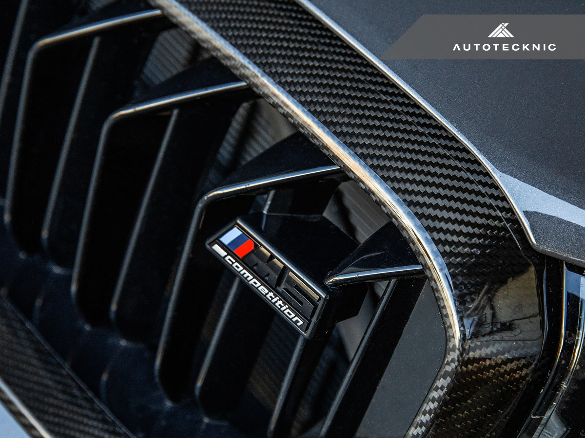 AutoTecknic Replacement Dry Carbon Grille Surround - F90 M5 LCI-Exterior-Silicon Valley Bimmer