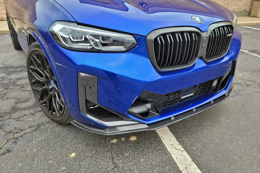 AutoTecknic Replacement Dry Carbon Grille Surround - F97 X3M LCI | F98 X4M LCI-Exterior-Silicon Valley Bimmer