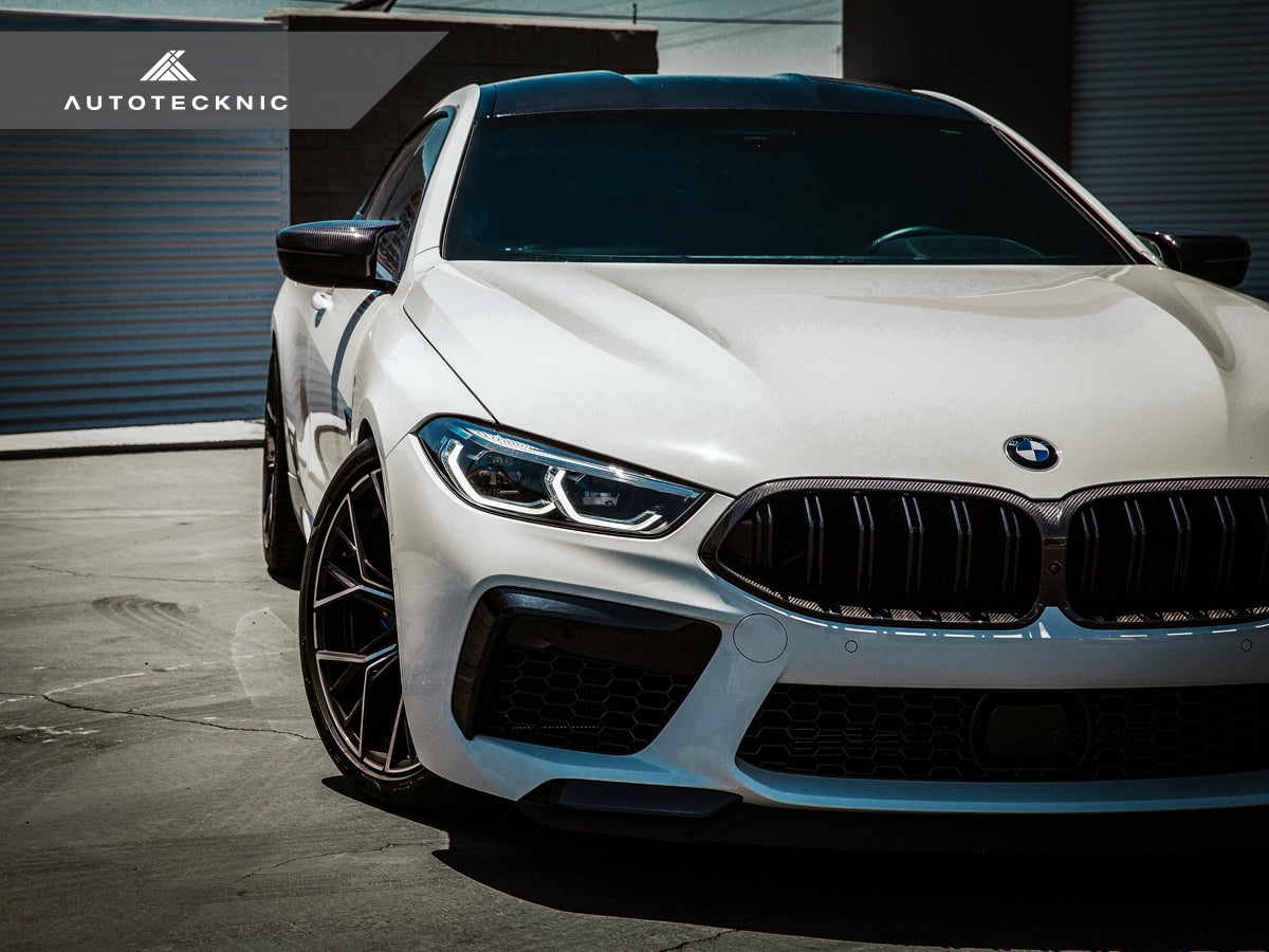 AutoTecknic Replacement Dry Carbon Grille Surround - F9X M8-Exterior-Silicon Valley Bimmer