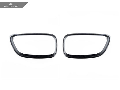 AutoTecknic Replacement Dry Carbon Grille Surround Set - BMW F87 M2-Exterior-Silicon Valley Bimmer