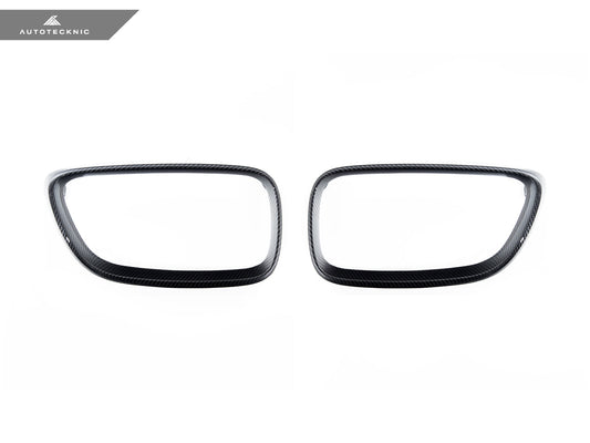 AutoTecknic Replacement Dry Carbon Grille Surround Set - BMW F87 M2-Exterior-Silicon Valley Bimmer