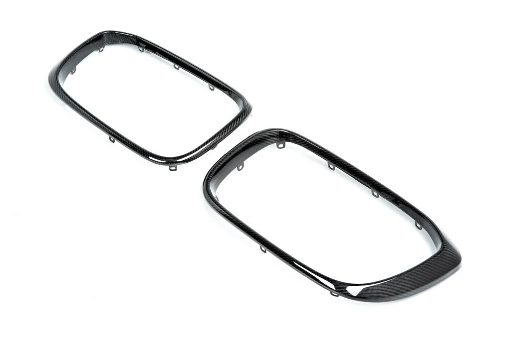 AutoTecknic Replacement Dry Carbon Grille Surround Set - F97 X3M | F98 X4M-Exterior-Silicon Valley Bimmer