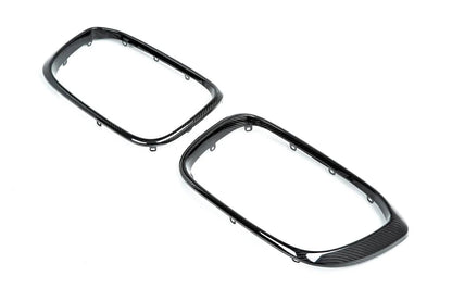 AutoTecknic Replacement Dry Carbon Grille Surround Set - F97 X3M | F98 X4M-Exterior-Silicon Valley Bimmer