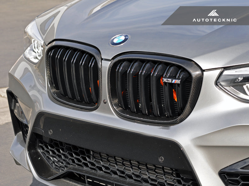 AutoTecknic Replacement Dry Carbon Grille Surround Set - G01 X3 | G02 X4 Pre-LCI-Exterior-Silicon Valley Bimmer