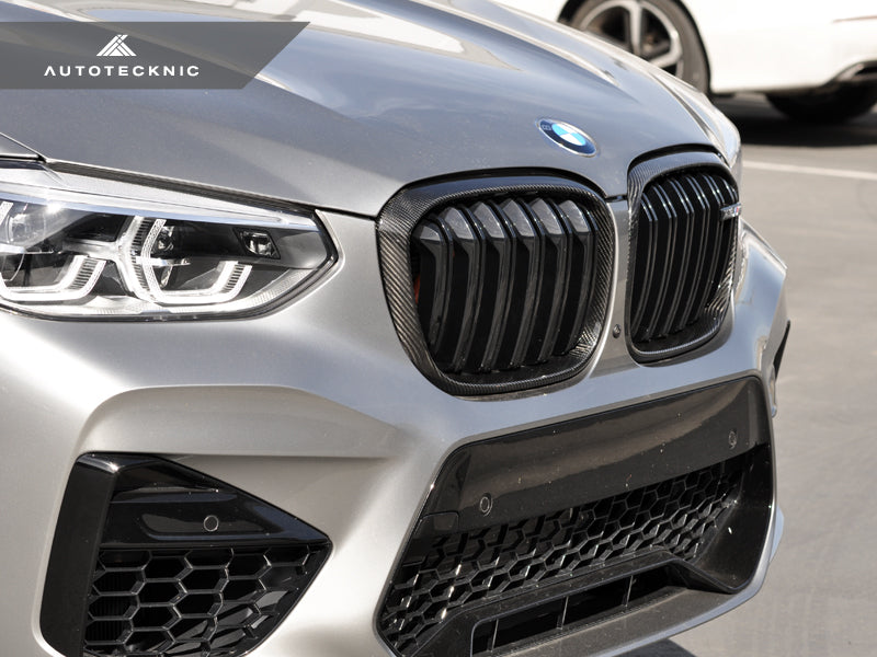 AutoTecknic Replacement Dry Carbon Grille Surround Set - G01 X3 | G02 X4 Pre-LCI-Exterior-Silicon Valley Bimmer