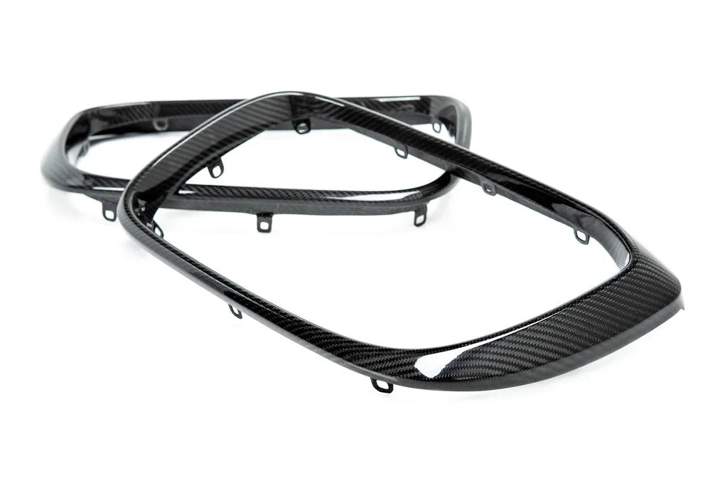 AutoTecknic Replacement Dry Carbon Grille Surround Set - G01 X3 | G02 X4 Pre-LCI-Exterior-Silicon Valley Bimmer