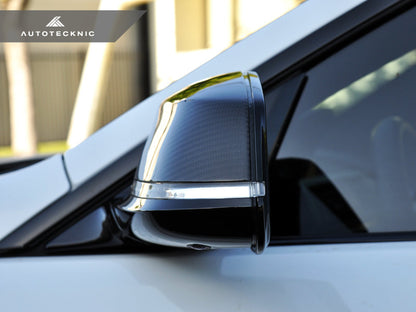 AutoTecknic Replacement Dry Carbon Mirror Covers - E84 X1 | F20 1-Series | F22 2-Series | F30 3-Series | F32/ F36 4-Series | F87 M2-Exterior-Silicon Valley Bimmer