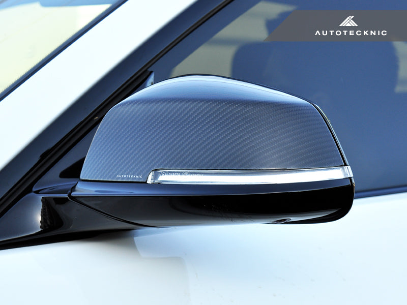 AutoTecknic Replacement Dry Carbon Mirror Covers - E84 X1 | F20 1-Series | F22 2-Series | F30 3-Series | F32/ F36 4-Series | F87 M2-Exterior-Silicon Valley Bimmer