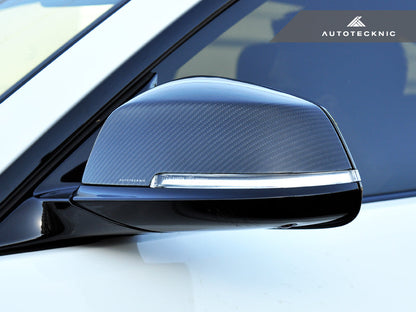AutoTecknic Replacement Dry Carbon Mirror Covers - E84 X1 | F20 1-Series | F22 2-Series | F30 3-Series | F32/ F36 4-Series | F87 M2-Exterior-Silicon Valley Bimmer