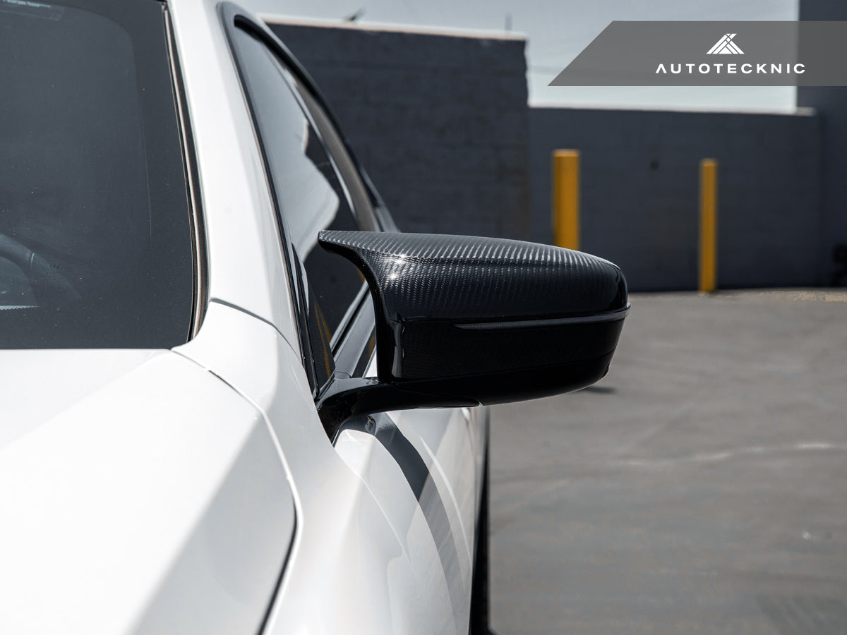 AutoTecknic Replacement Dry Carbon Mirror Covers - F90 M5-Exterior-Silicon Valley Bimmer