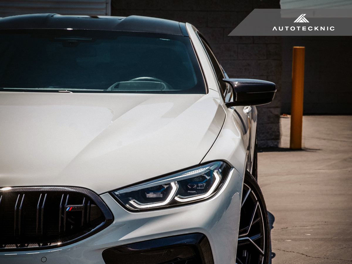 AutoTecknic Replacement Dry Carbon Mirror Covers - F92 M8-Exterior-Silicon Valley Bimmer