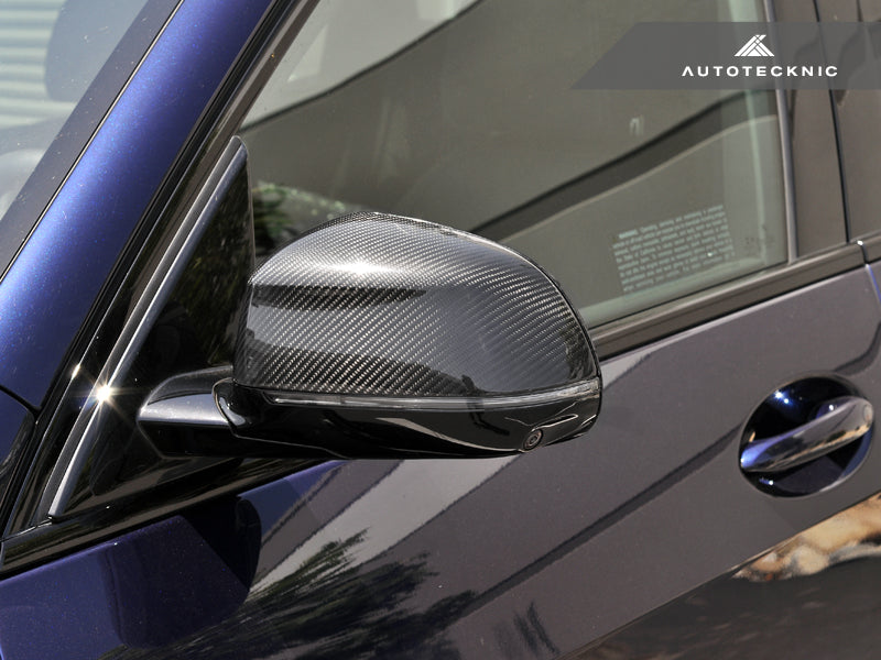 AutoTecknic Replacement Dry Carbon Mirror Covers - G01 X3 | G02 X4-Exterior-Silicon Valley Bimmer
