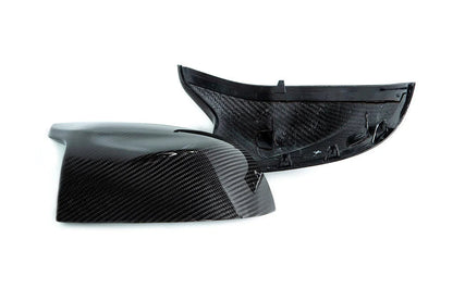 AutoTecknic Replacement Dry Carbon Mirror Covers - G05 X5 M60i | G06 X6 M60i-Exterior-Silicon Valley Bimmer