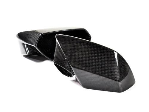 AutoTecknic Replacement Dry Carbon Mirror Covers - Lamborghini Huracan LP610-4 | LP580-2-Exterior-Silicon Valley Bimmer