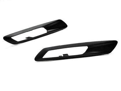 AutoTecknic Replacement Stealth Black Fender Light Trims - F10 Sedan / F11 Wagon | 5 Series-Silicon Valley Bimmer