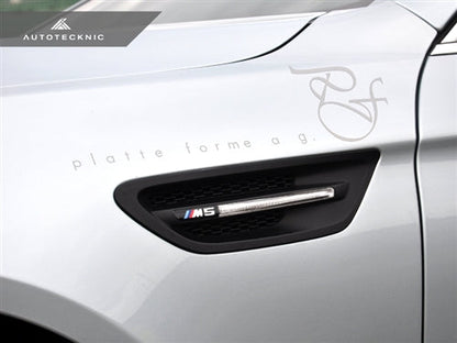 AutoTecknic Replacement Stealth Black Fender Vents - F10 M5-Silicon Valley Bimmer