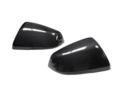 AutoTecknic Replacement Version II Dry Carbon Mirror Covers - BMW F48 X1 | F44 2-Series Gran Coupe-Mirror Caps-Silicon Valley Bimmer