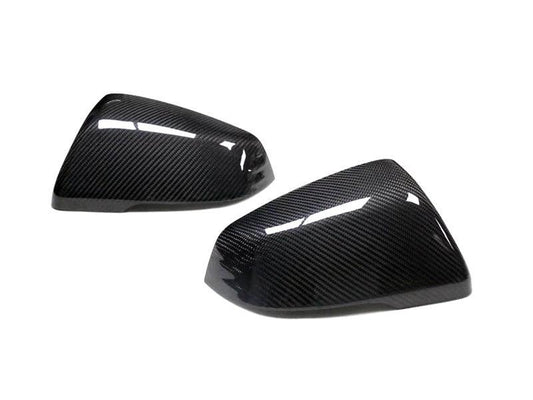 AutoTecknic Replacement Version II Dry Carbon Mirror Covers - BMW F48 X1 | F44 2-Series Gran Coupe-Mirror Caps-Silicon Valley Bimmer